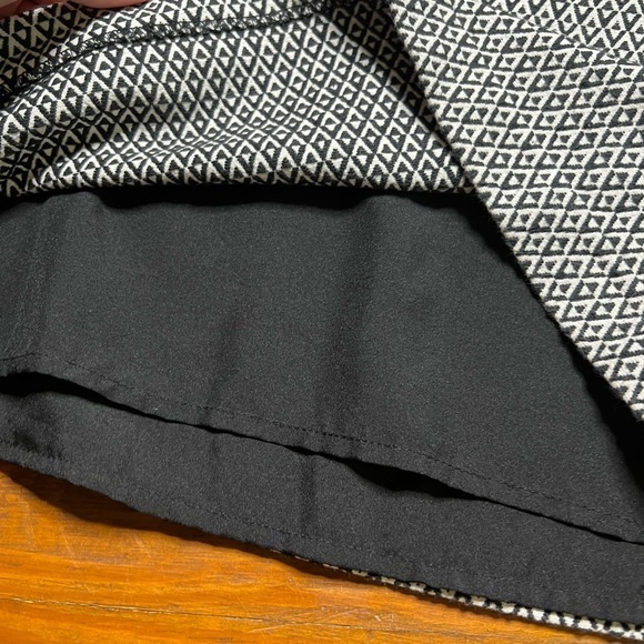 Gap side zipper closure diamond pattern mini skirt A9-4 - Picture 3 of 9